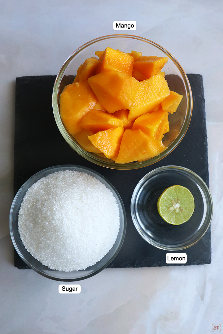 ingredients needed to make mango squash