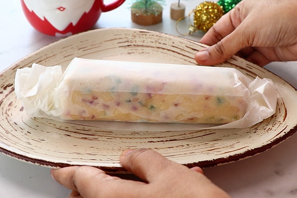 wrap using parchment paper