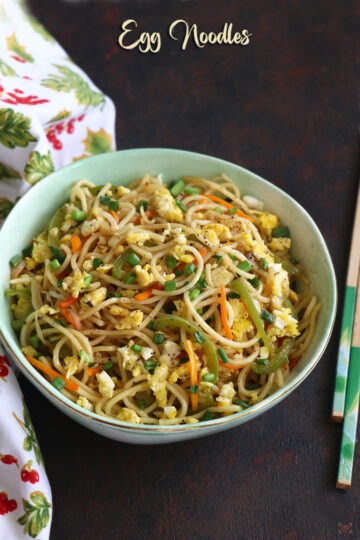 Egg Noodles Recipe - Sharmis Passions