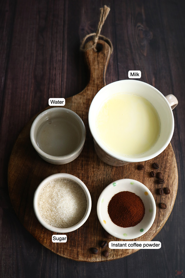 ingredients needed to make indian espresso