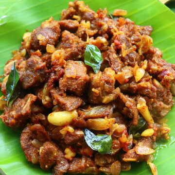 Mutton Sukka Recipe | Mutton Chukka Recipe - Sharmis Passions