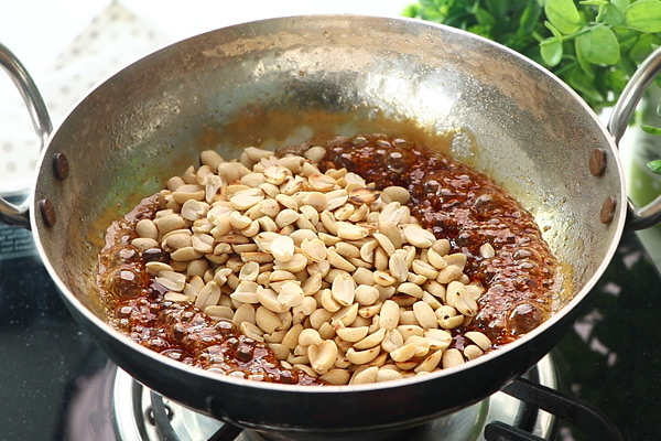 add roasted peanuts