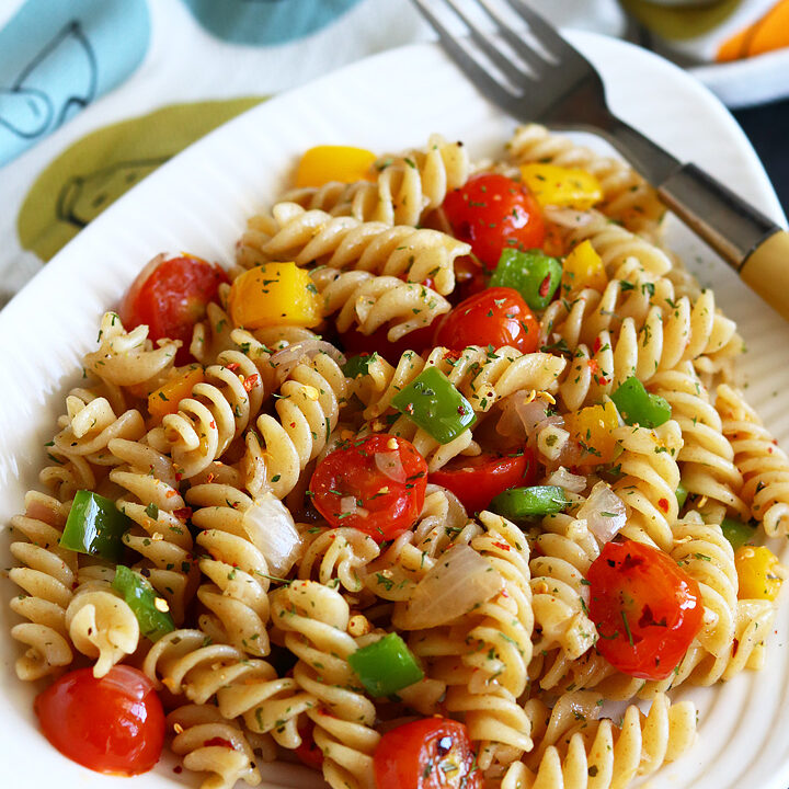 Fusilli Pasta Recipe - Sharmis Passions