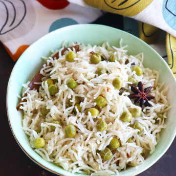 Matar Pulao | Peas Pulao Recipe - Sharmis Passions