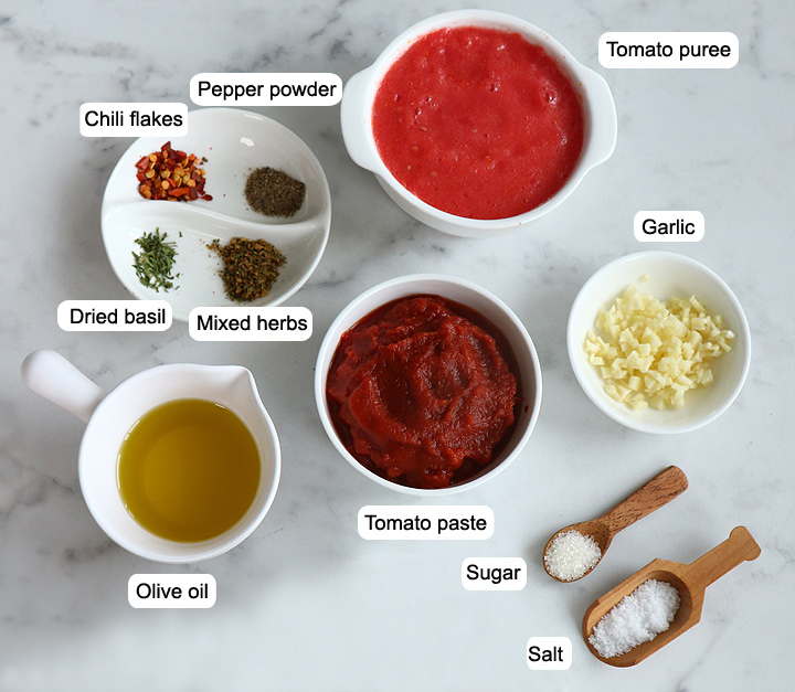 ingredients needed to make pasta sauce