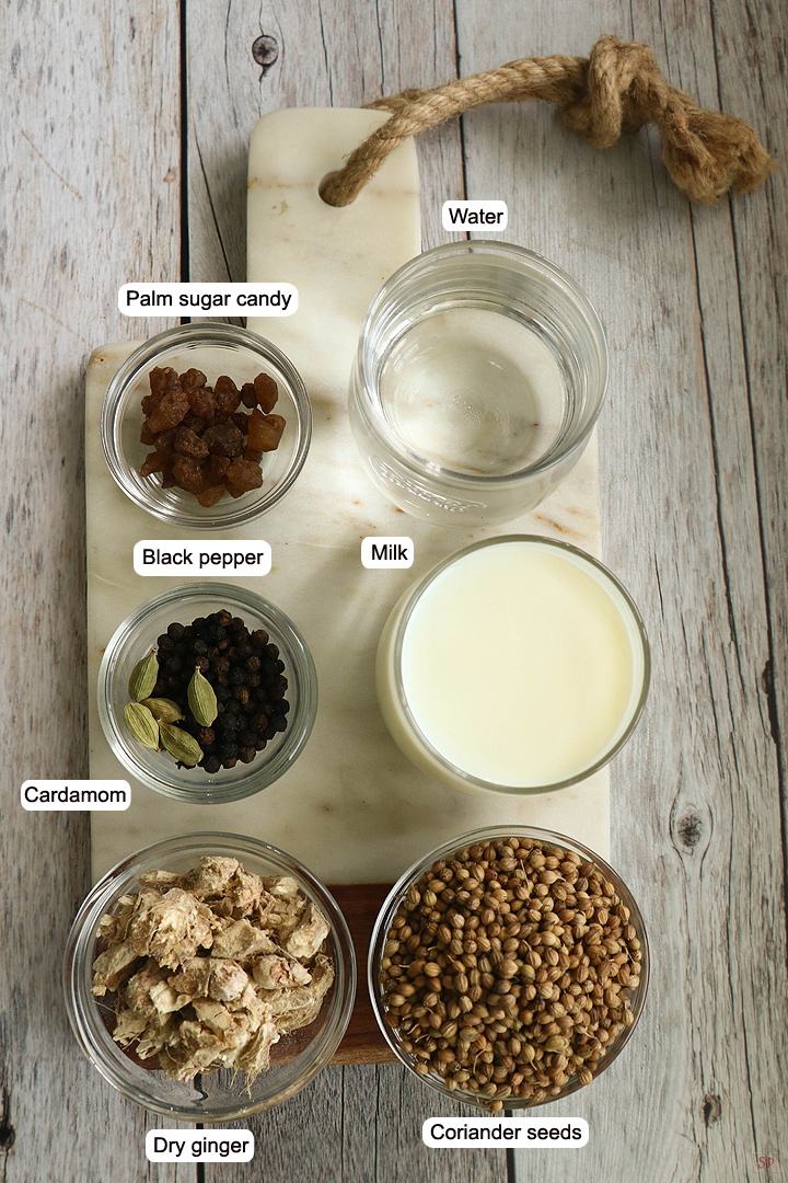 ingredients needed to make sukku coffee 