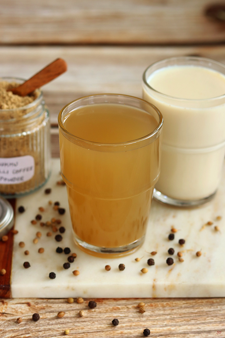 sukku coffee served in a glass 