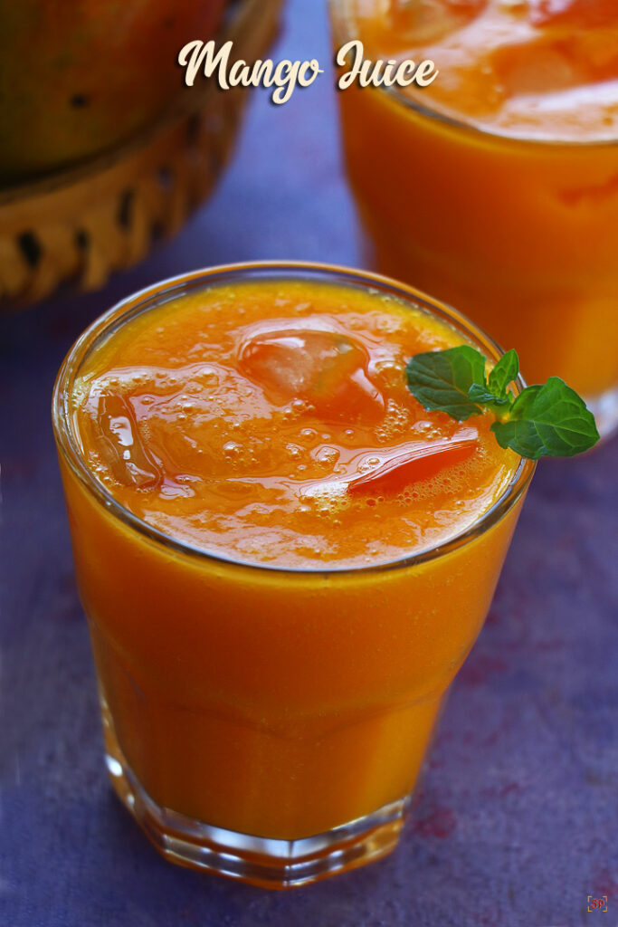 Mango Juice Recipe - Sharmis Passions