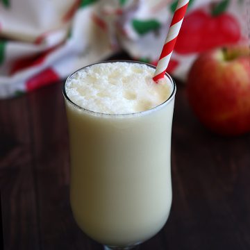 Apple Milkshake Recipe - Sharmis Passions