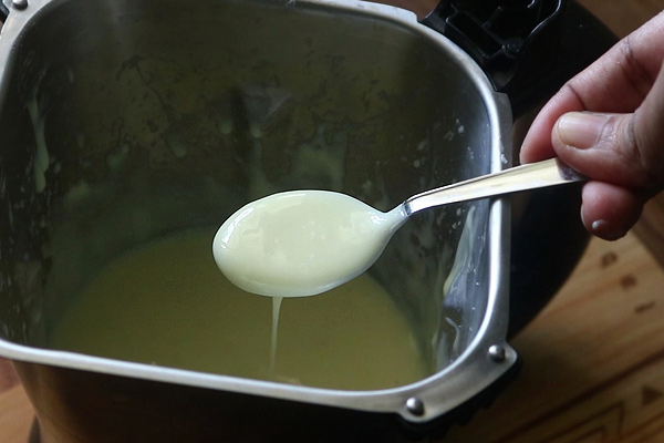 homemade condensed milk is ready