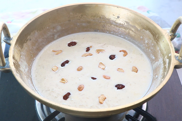 Aval Payasam Recipe   Poha Kheer Recipe - 12