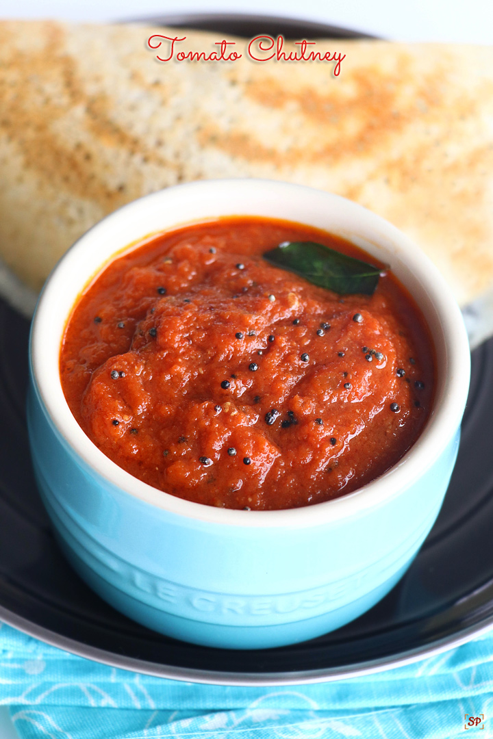 Easy South Indian Tomato Chutney Recipe For Dosa | Deporecipe.co