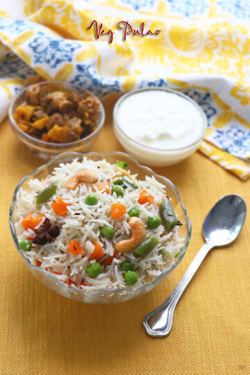 Pulao Recipe | Veg Pulao | Vegetable Pulao - Sharmis Passions