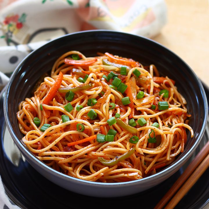 Schezwan Noodles Recipe - Sharmis Passions