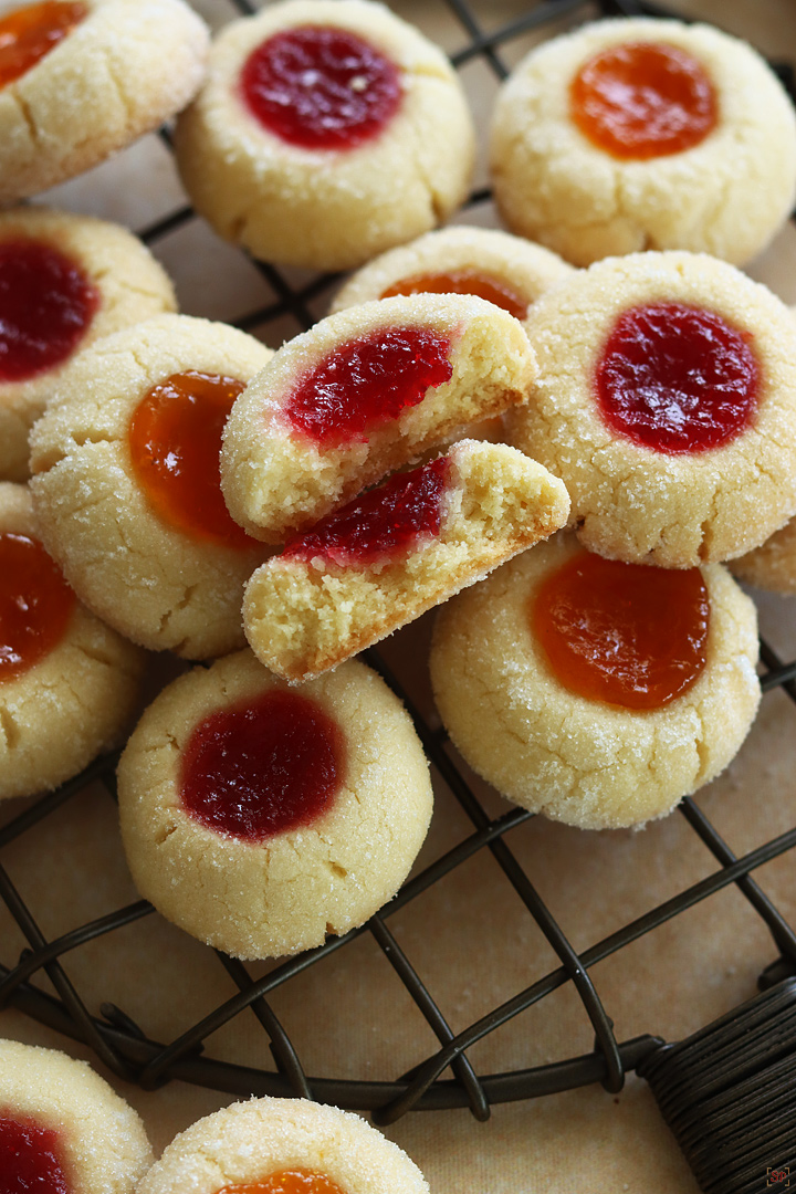 thumbprint cookies served