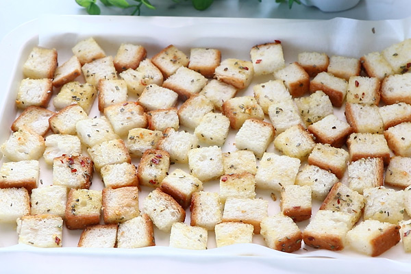 lay in baking sheet