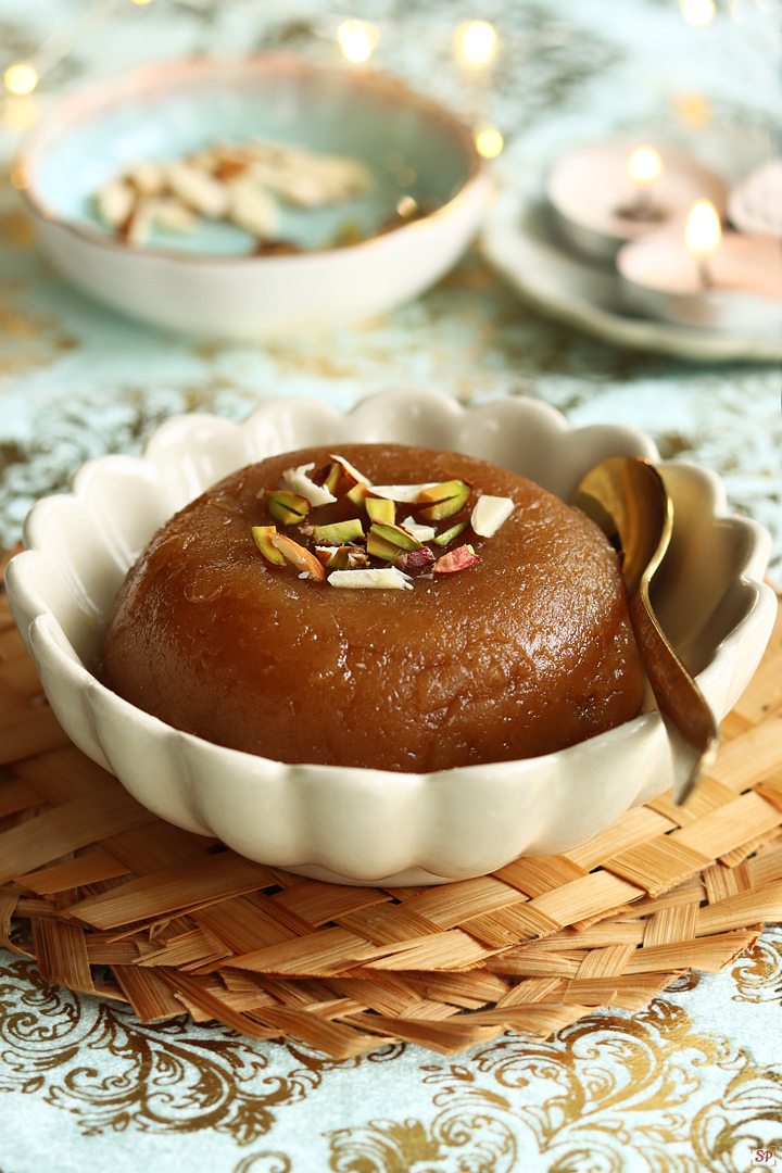 Wheat Halwa Recipe   Atta Halwa Recipe - 52