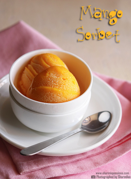 Mango Sorbet Recipe  Easy Mango Dessert Recipe