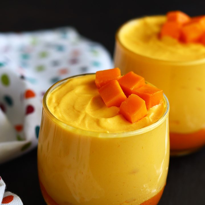 Mango Mousse Recipe - Sharmis Passions