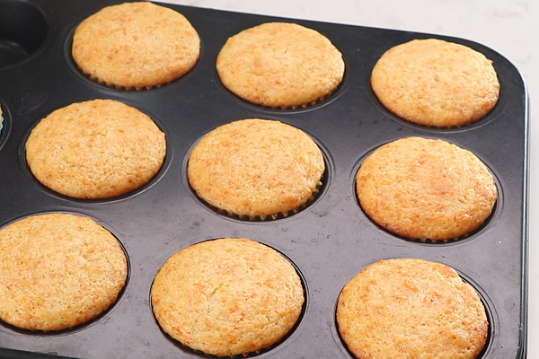 carrot muffins are ready