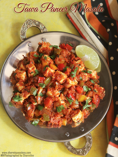 Tawa Paneer  Paneer Tawa Masala » Dassana's Veg Recipes