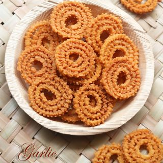 Garlic Murukku Recipe | Poondu Murukku Recipe - Sharmis Passions