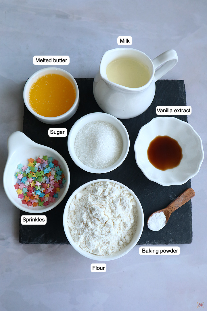 vanilla mug cake ingredients