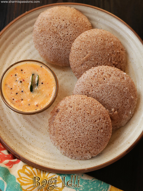 Ragi Idli Recipe-Soft And Spongy Finger Millet Idli Recipe