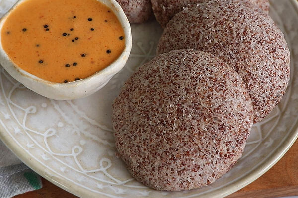 ragi idli is ready