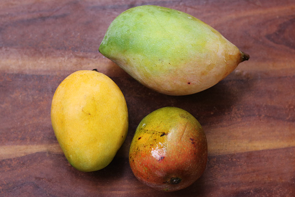 take mango and raw mango