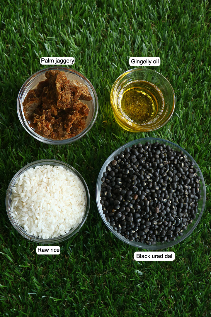 ingredients needed to make ulundu kali