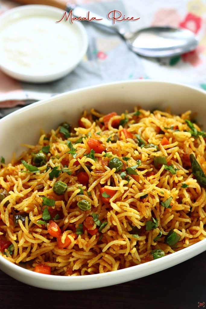 Masala Rice Recipe - Sharmis Passions