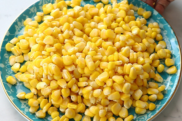 corn kernels are ready