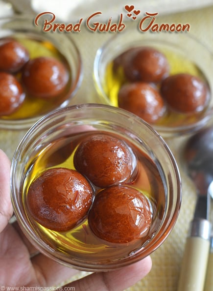 Instant bread gulab online jamun