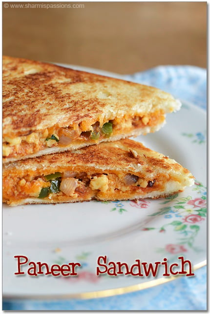 Paneer Sandwich Recipe