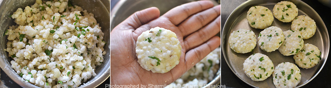 How to make sago vada - Step3