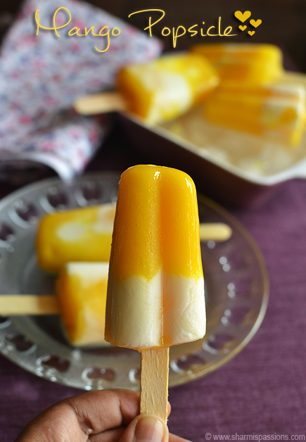 Mango Yogurt Popsicle Recipe