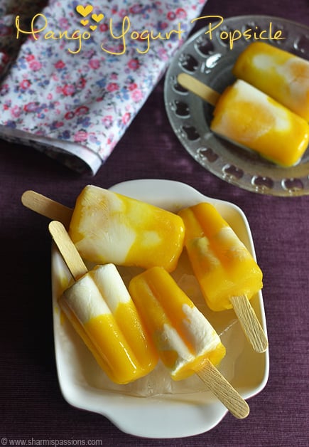 Mango Yogurt Popsicle Recipe