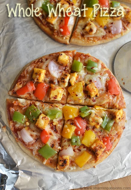 Paneer Cheese Pizza Recipe