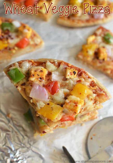 Paneer Cheese Pizza Recipe