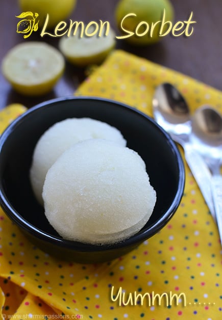 Lemon Sorbet Recipe