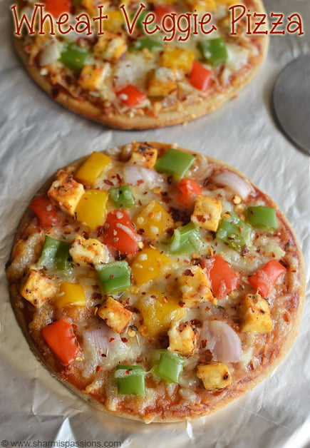 Paneer Cheese Pizza Recipe