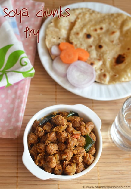 Soya Chunks Fry Recipe