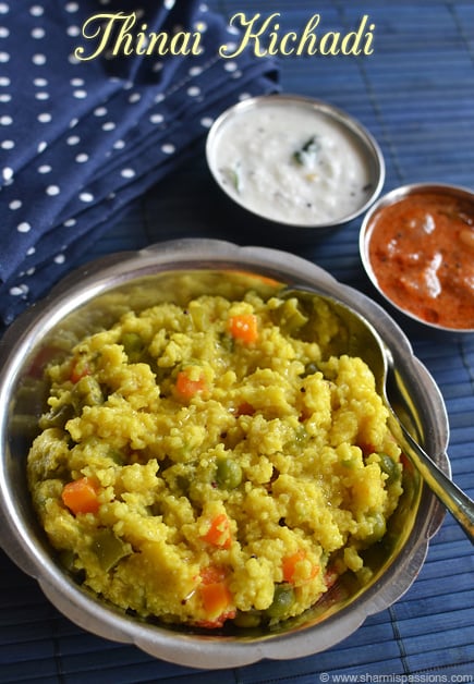 Foxtail Millet Khichdi Recipe