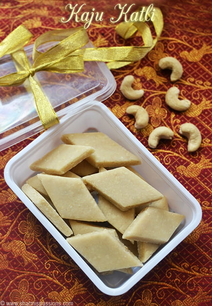 Kaju Katli Recipe