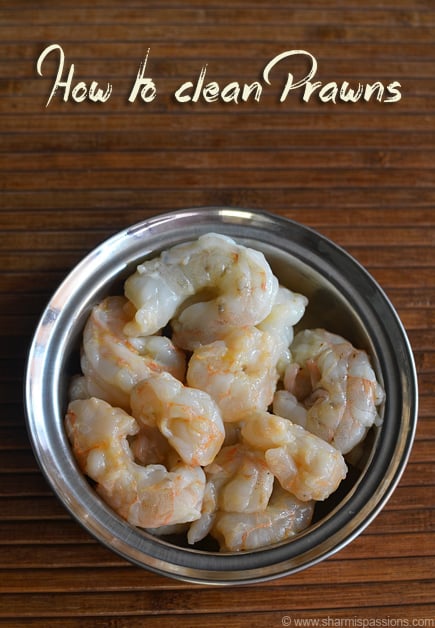 How to devein and clean prawns