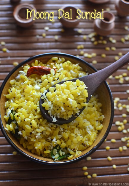 Moong Dal Sundal Recipe