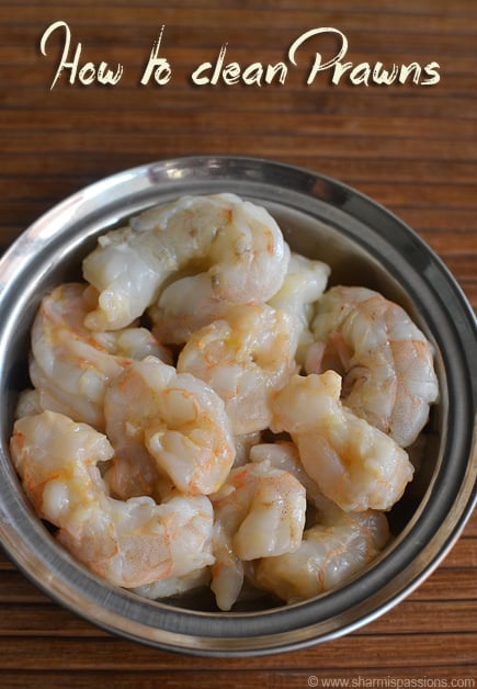 How to devein and clean prawns