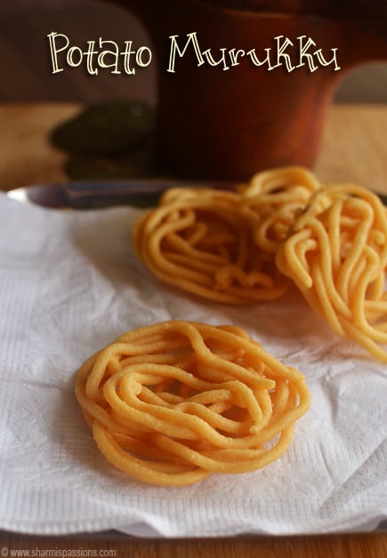 Easy Potato Murukku Recipe