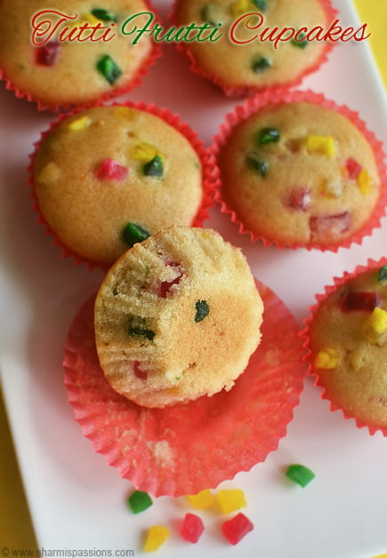 Tutti Frutti Cupcake